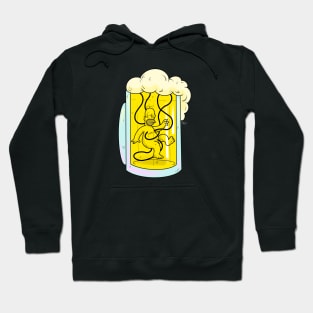 Beer lovers the matrix nostalgia cartoon Hoodie